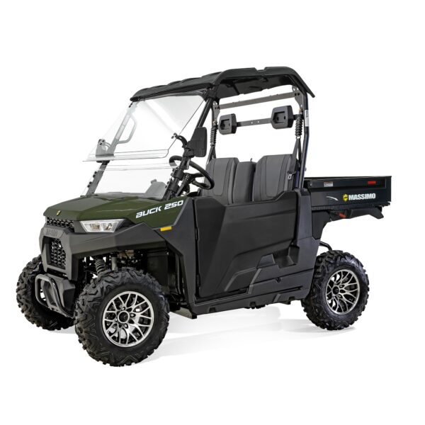 Massimo Buck 250cc EFI UTV, 4-Stroke Single Cylinder, Air-Cooled, Windshield & Doors