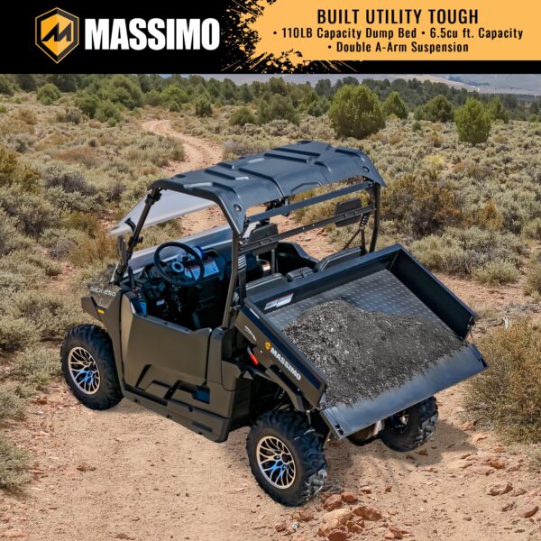 Massimo Buck 250cc EFI UTV, 4-Stroke Single Cylinder, Air-Cooled, Windshield & Doors - Image 21