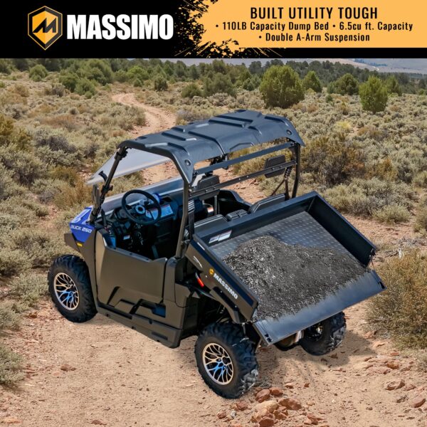 Massimo Buck 250cc EFI UTV, 4-Stroke Single Cylinder, Air-Cooled, Windshield & Doors - Image 18