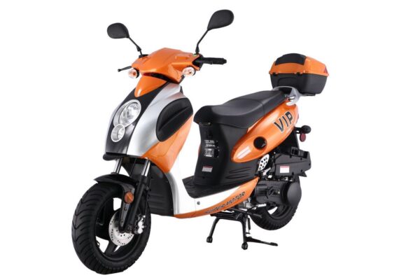 Tao Motor Powermax 150cc (PMX150) Gas Street Legal Scooter, Fully Automatic, Forced Air Cooling, Electric & Kick Start