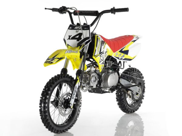 Apollo RFZ DB-X4 110cc Dirt Bike, 4-Speed Semi-Automatic, 4-Stroke Air-Cooled Engine, Kick Start - Image 2