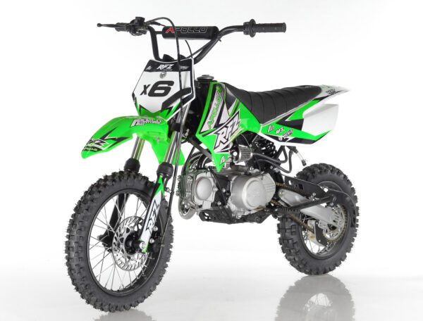 Apollo RFZ DB-X6 125cc Dirt Bike, Fully Automatic, 4-Stroke Air-Cooled Engine, Kick Start - Image 3