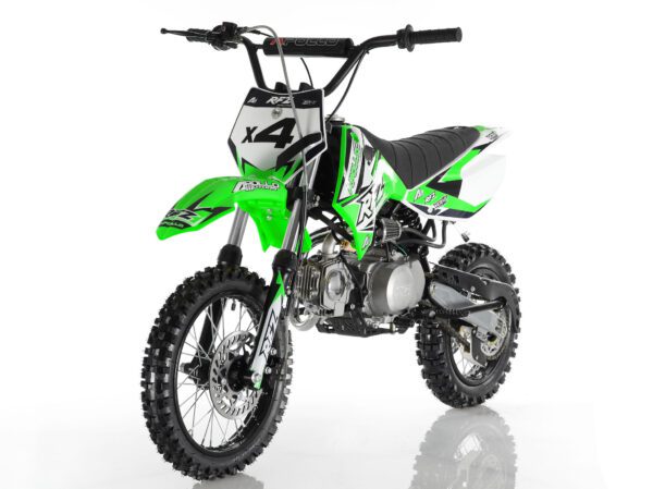 Apollo RFZ DB-X4 110cc Dirt Bike, 4-Speed Semi-Automatic, 4-Stroke Air-Cooled Engine, Kick Start - Image 4