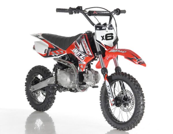 Apollo RFZ DB-X6 125cc Dirt Bike, Fully Automatic, 4-Stroke Air-Cooled Engine, Kick Start - Image 4