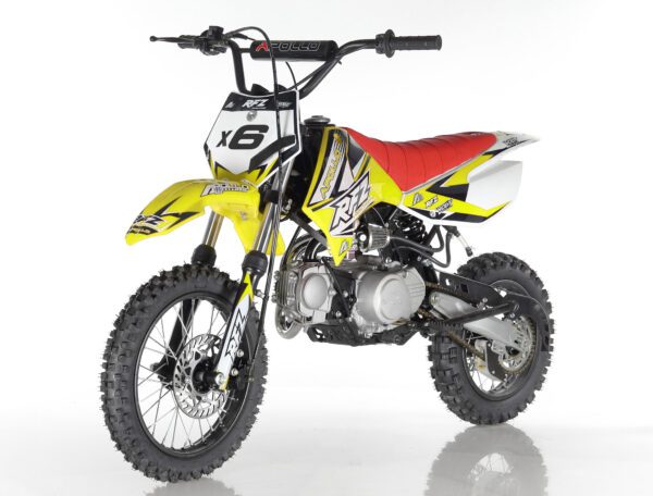 Apollo RFZ DB-X6 125cc Dirt Bike, Fully Automatic, 4-Stroke Air-Cooled Engine, Kick Start - Image 5