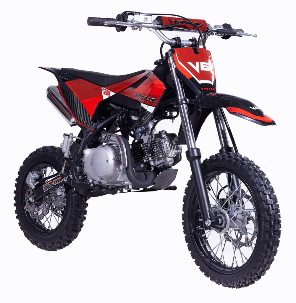 Vitacci V6 125cc Dirt Bike - 4-Speed Manual Gear Box