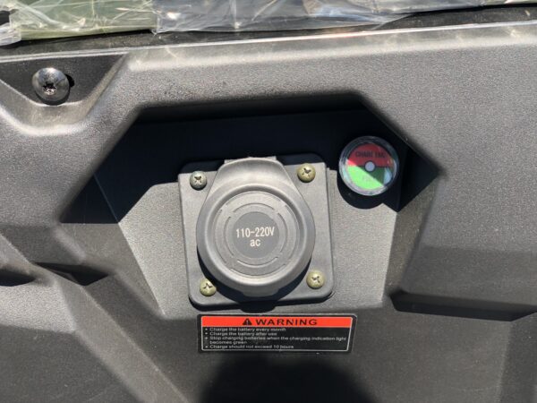 A close up of the gas cap on a vehicle