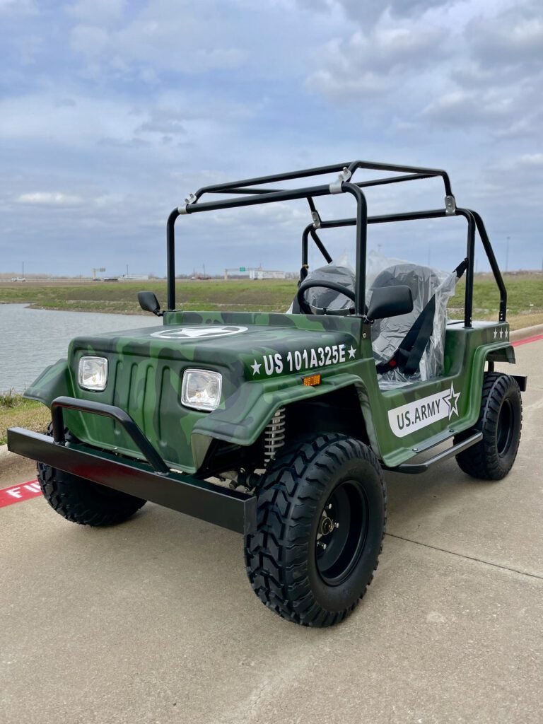 Vitacci GR9 Jeep 200cc Go Kart Ride | Full Size with Reverse