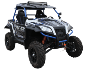 A picture of an atv with the front end missing.