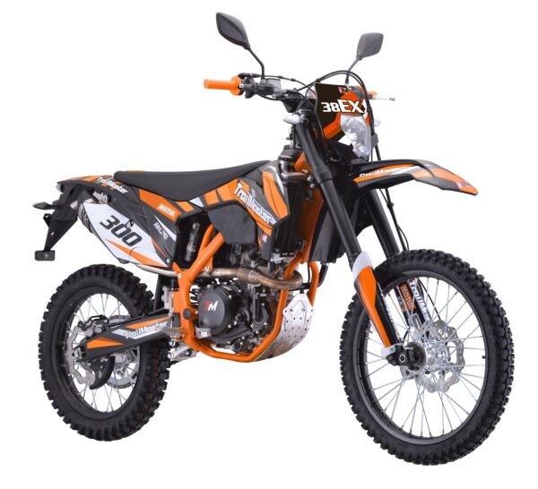 Trailmaster TM38EX 300cc EFI Dirt Bike, 6-Speed Manual, 4-Stroke Liquid-Cooled SOHC Engine with Balance Shaft - Image 5