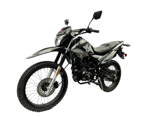 A motorcycle is shown with the picture of it on.