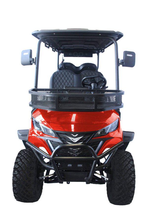 Trailmaster TBM X6 Off-Road Golf Cart, 48V 5kW Lithium Battery, 10″ LED Touch Screen, Aluminum Rims, Foldable Windshield, Bluetooth Radio, Back-Up Camera - Image 3