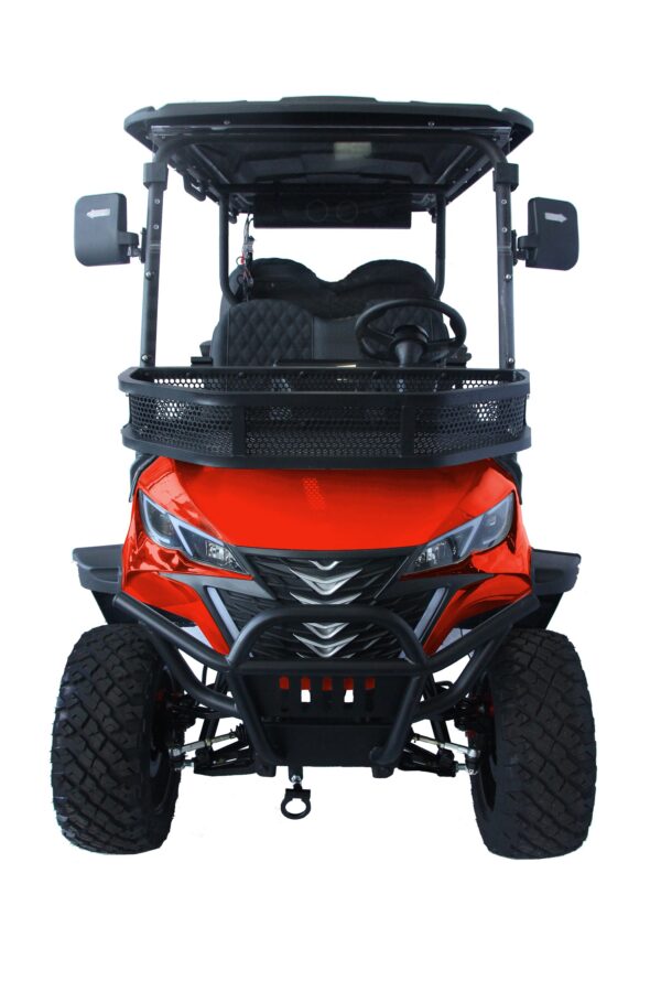 Trailmaster TBM X4 Electric Golf Cart, 48V 5kW Battery, 4-Passenger Lifted Design, Custom Rims, Ground Effects LED Lights, 10.5″ LED Display, 48-Mile Range, High/Low Transmission - Image 21