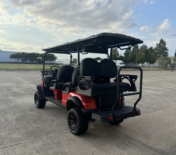 Trailmaster TBM X6 Off-Road Golf Cart, 48V 5kW Lithium Battery, 10″ LED Touch Screen, Aluminum Rims, Foldable Windshield, Bluetooth Radio, Back-Up Camera - Image 11