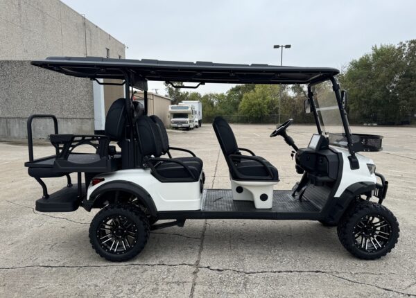 Trailmaster TBM X6 Off-Road Golf Cart, 48V 5kW Lithium Battery, 10″ LED Touch Screen, Aluminum Rims, Foldable Windshield, Bluetooth Radio, Back-Up Camera - Image 16