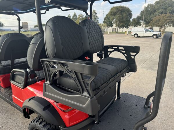 Trailmaster TBM X6 Off-Road Golf Cart, 48V 5kW Lithium Battery, 10″ LED Touch Screen, Aluminum Rims, Foldable Windshield, Bluetooth Radio, Back-Up Camera - Image 19