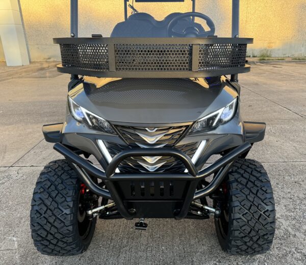 Trailmaster TBM X6 Off-Road Golf Cart, 48V 5kW Lithium Battery, 10″ LED Touch Screen, Aluminum Rims, Foldable Windshield, Bluetooth Radio, Back-Up Camera - Image 22