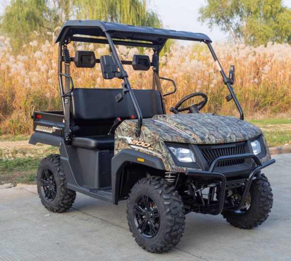 Vitacci CROSS LAND 200 EFI UTV, 4-Stroke, Air & Oil-Cooled Engine with Balance Shaft, Folding Windshield & Dump Bed - Image 3