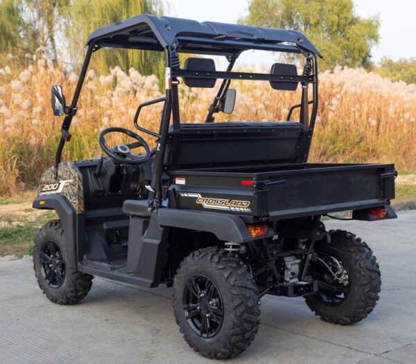 Vitacci CROSS LAND 200 EFI UTV, 4-Stroke, Air & Oil-Cooled Engine with Balance Shaft, Folding Windshield & Dump Bed - Image 7