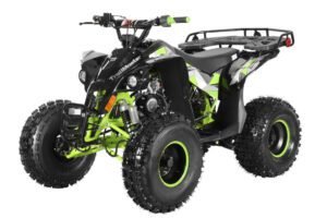 Trailmaster F125 Youth ATV, 125cc Air-Cooled Engine, Automatic with Reverse, 4-Stroke, Single Cylinder, electric start, Throttle Limiter
