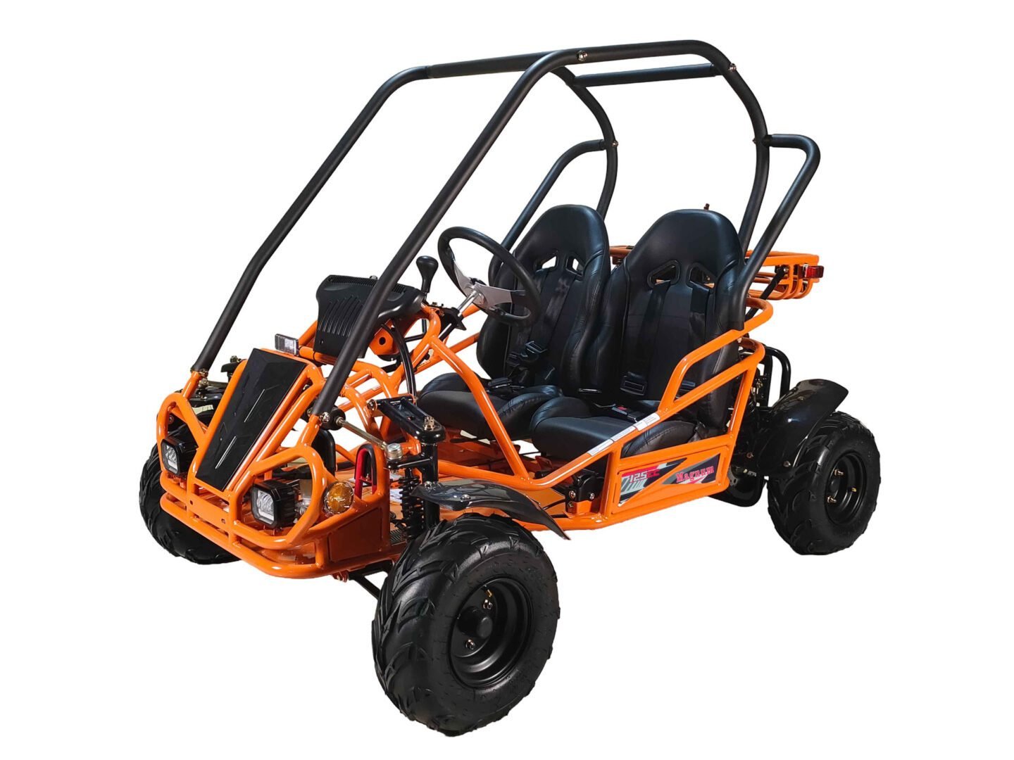 Vitacci GO-Magnum 125cc Go Kart, 3-Speed with Reverse, 35W White Headlight, Hydraulic Disc Brake, 110mm Ground Clearance - Image 4