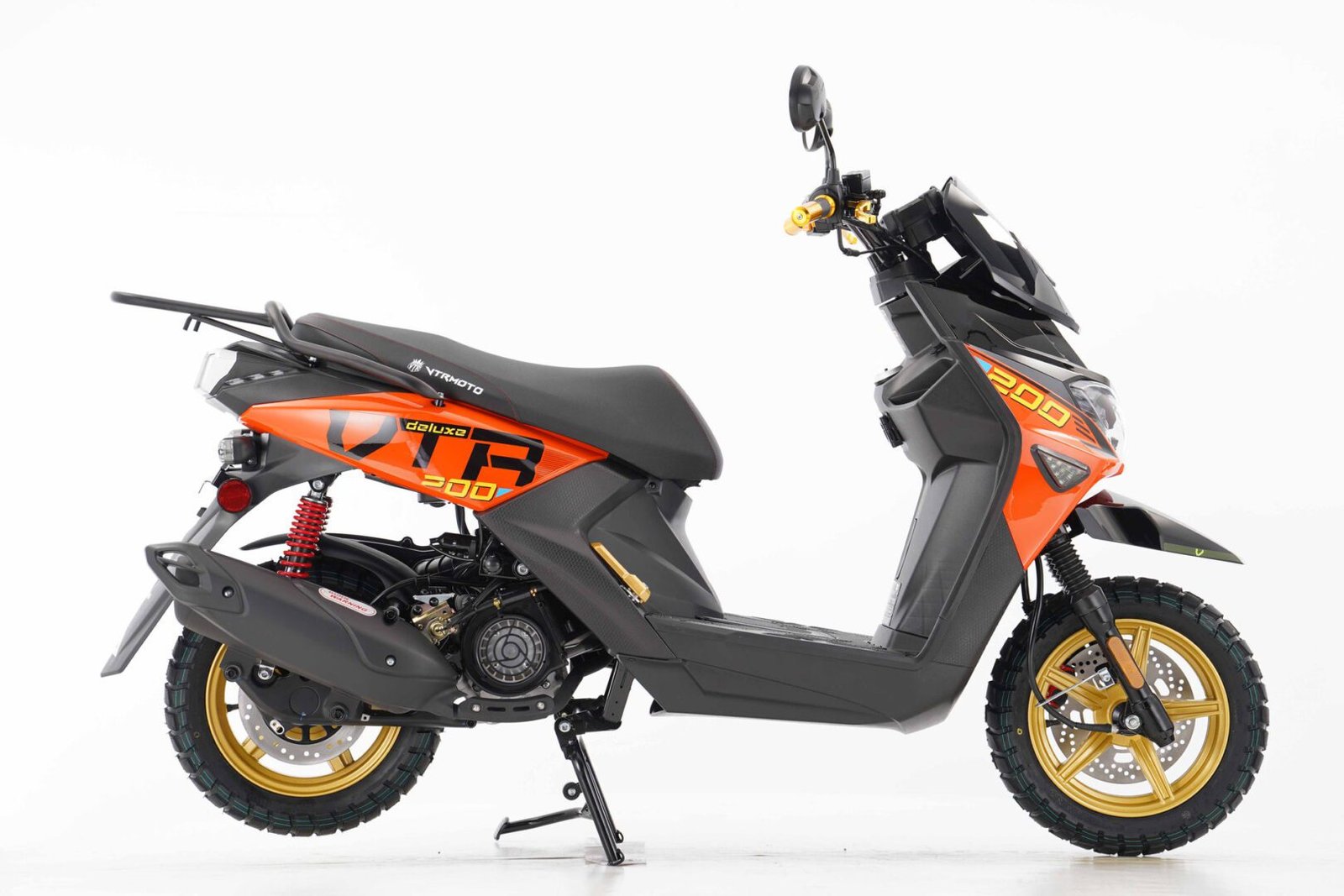 New Vitacci VTR FIGHTER PRO 200 Scooter, 169cc Carbureted 4-Stroke Single-Cylinder Engine, Air-Cooled, 12-Inch Alloy Rims - Image 9