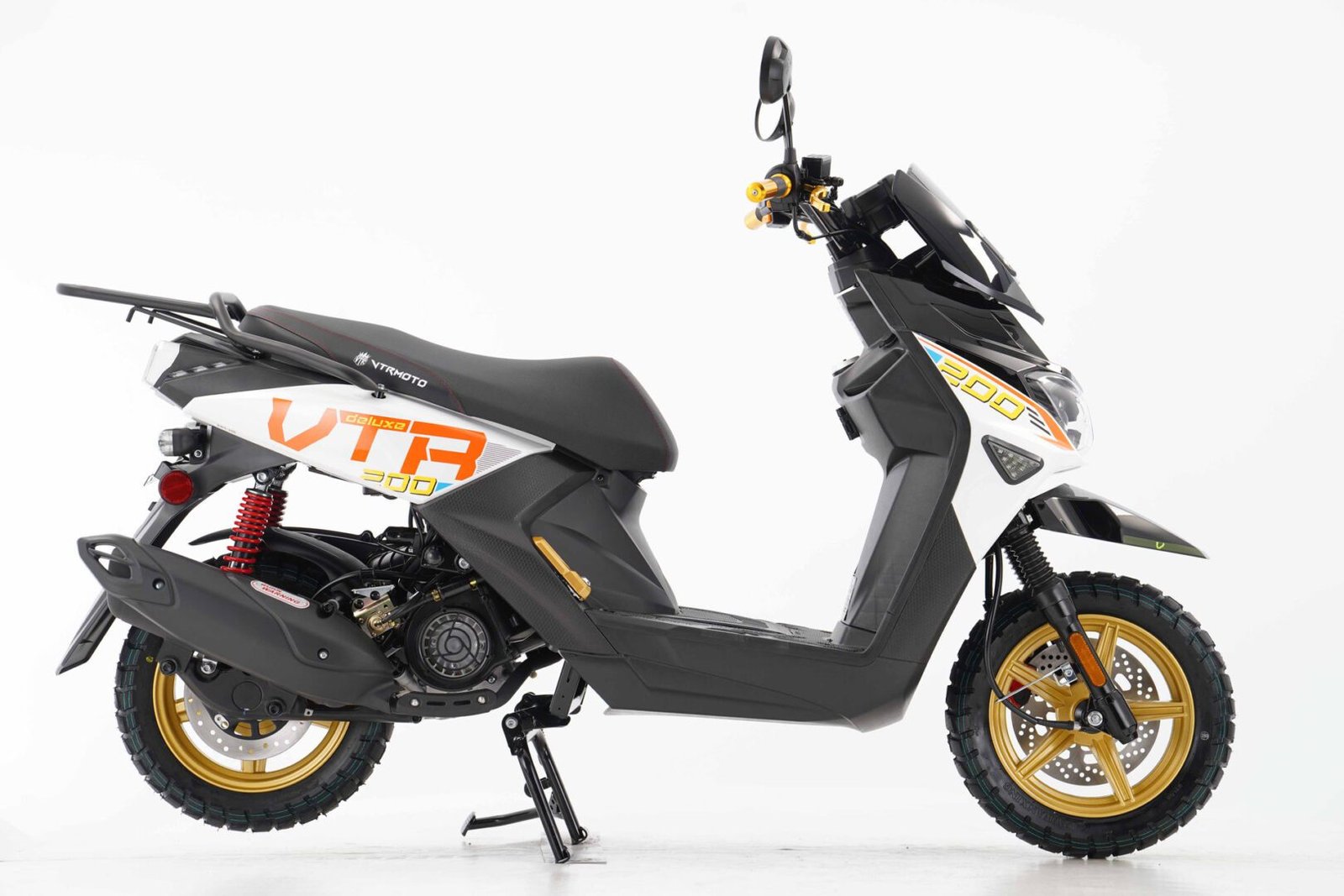 New Vitacci VTR FIGHTER PRO 200 Scooter, 169cc Carbureted 4-Stroke Single-Cylinder Engine, Air-Cooled, 12-Inch Alloy Rims - Image 19