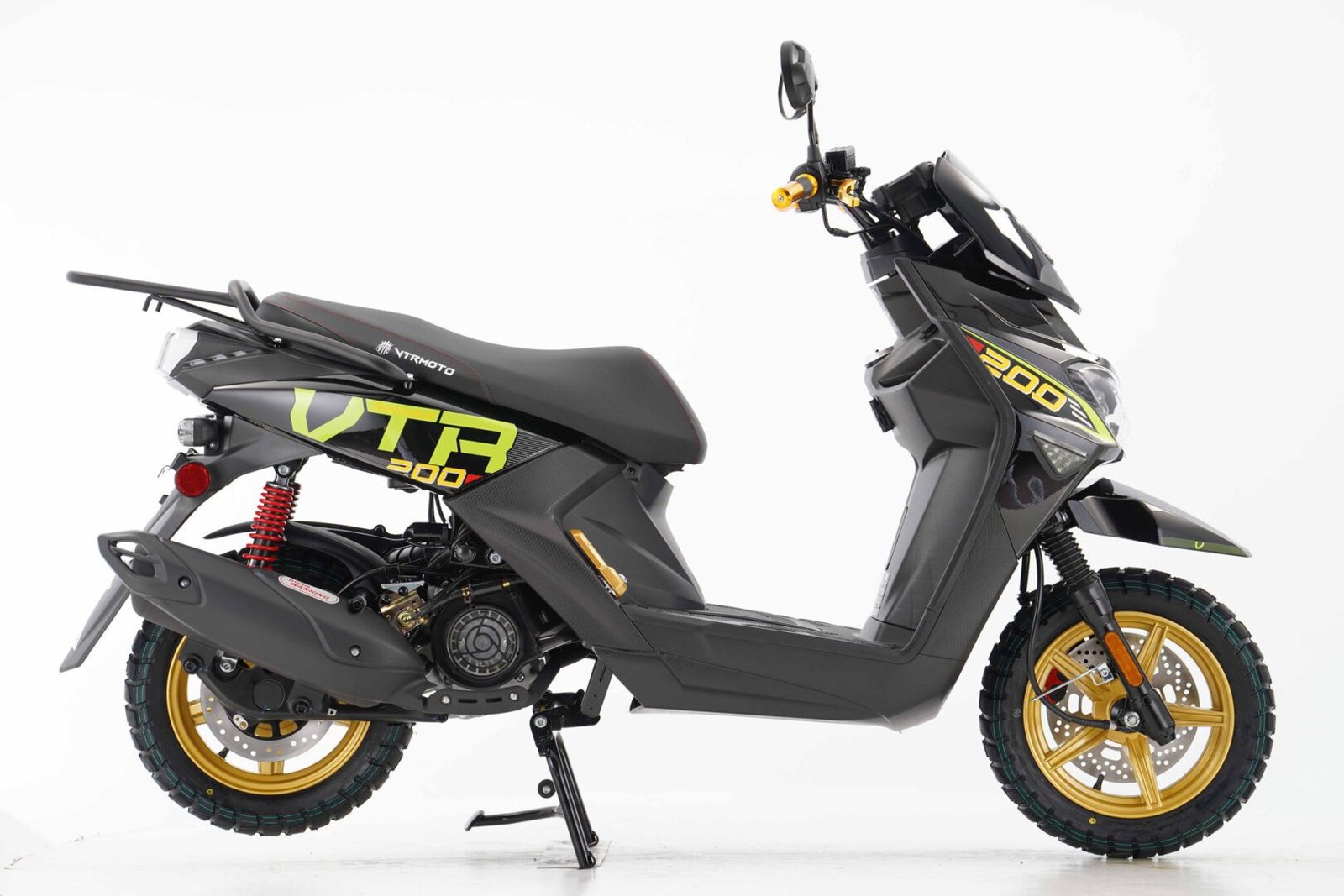 New Vitacci VTR FIGHTER PRO 200 Scooter, 169cc Carbureted 4-Stroke Single-Cylinder Engine, Air-Cooled, 12-Inch Alloy Rims - Image 21