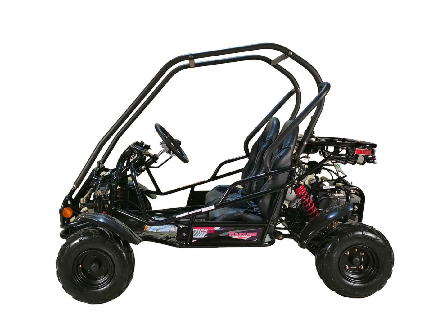 Vitacci GO-Magnum 125cc Go Kart, 3-Speed with Reverse, 35W White Headlight, Hydraulic Disc Brake, 110mm Ground Clearance - Image 6