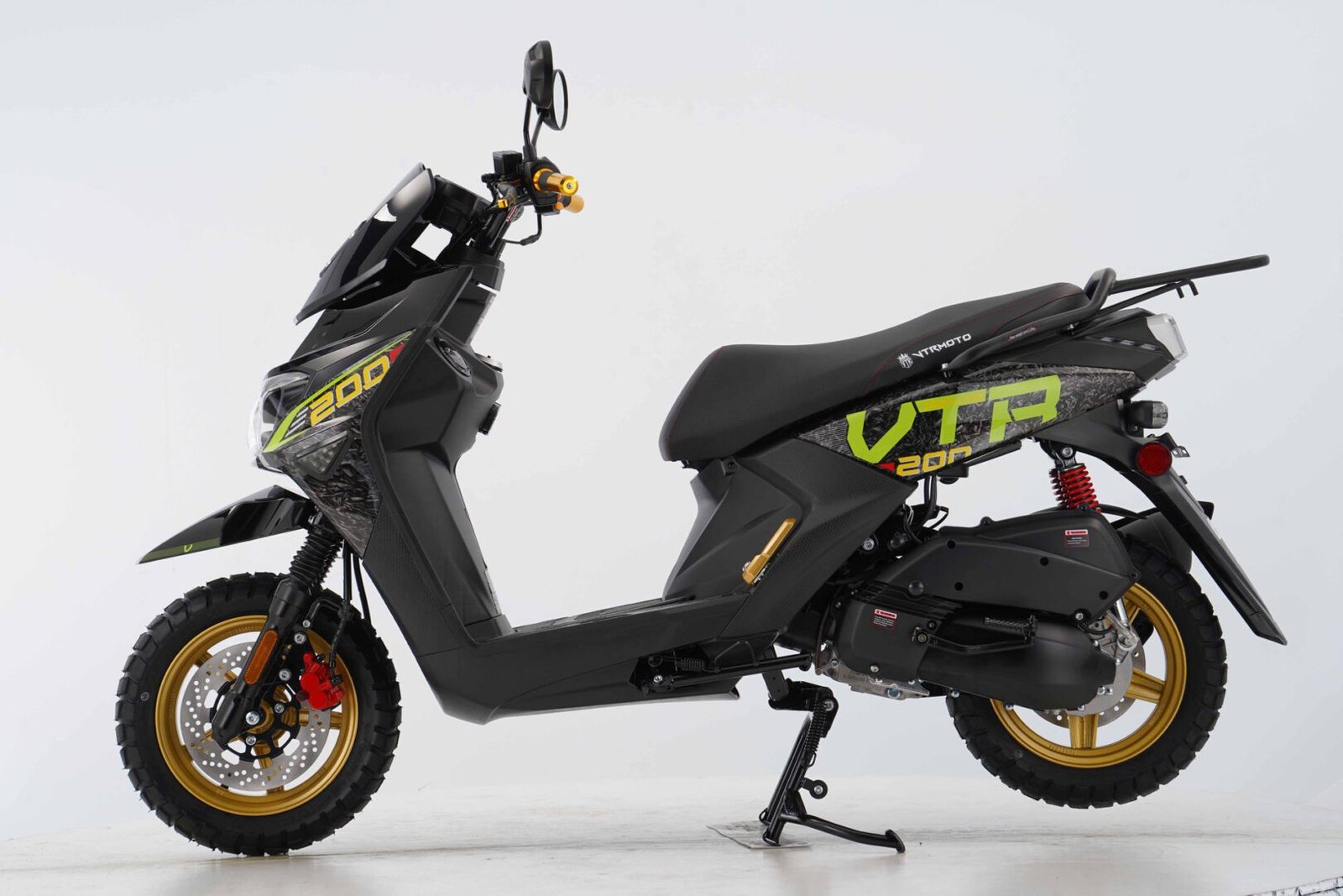 New Vitacci VTR FIGHTER PRO 200 Scooter, 169cc Carbureted 4-Stroke Single-Cylinder Engine, Air-Cooled, 12-Inch Alloy Rims - Image 28