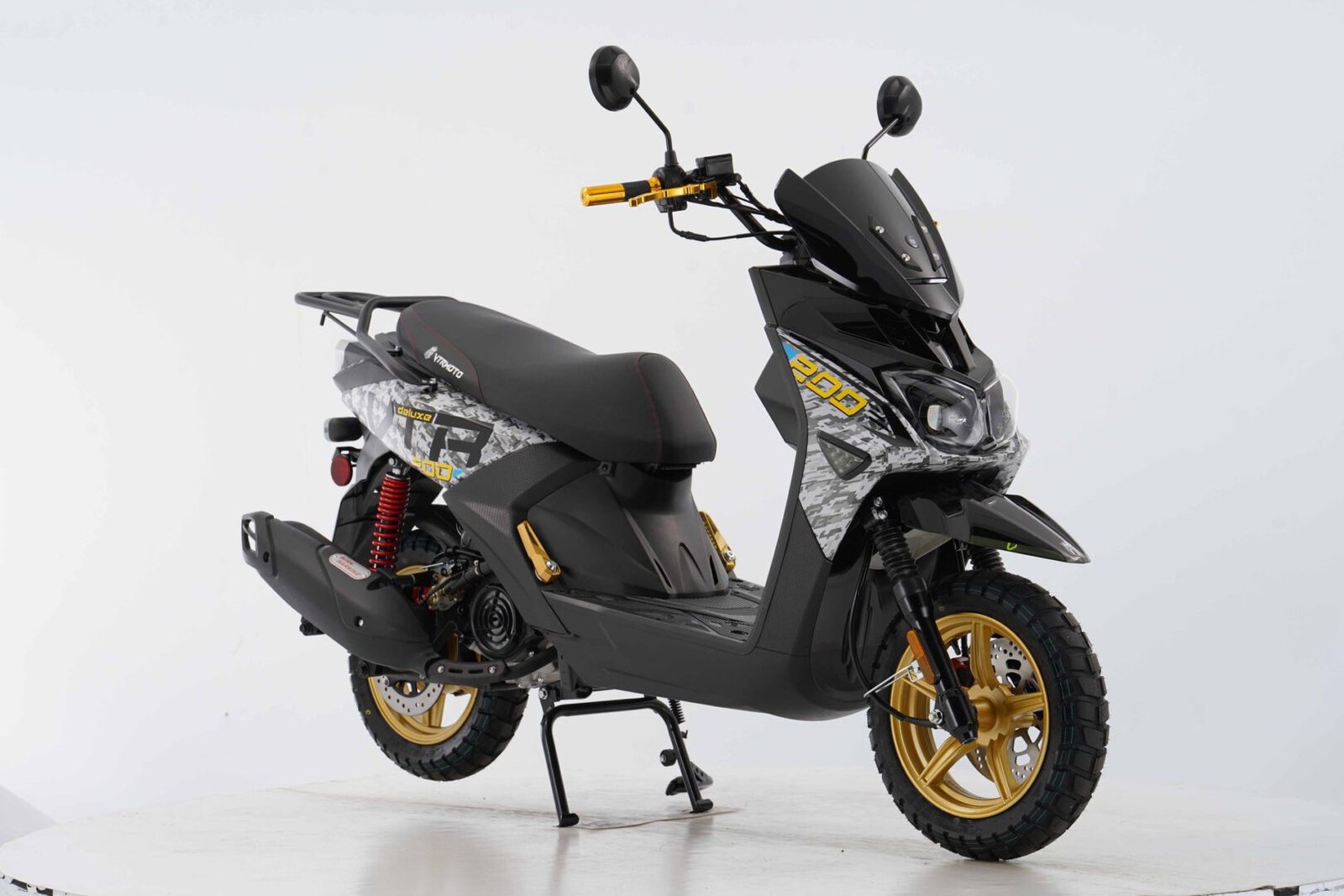 New Vitacci VTR FIGHTER PRO 200 Scooter, 169cc Carbureted 4-Stroke Single-Cylinder Engine, Air-Cooled, 12-Inch Alloy Rims - Image 30