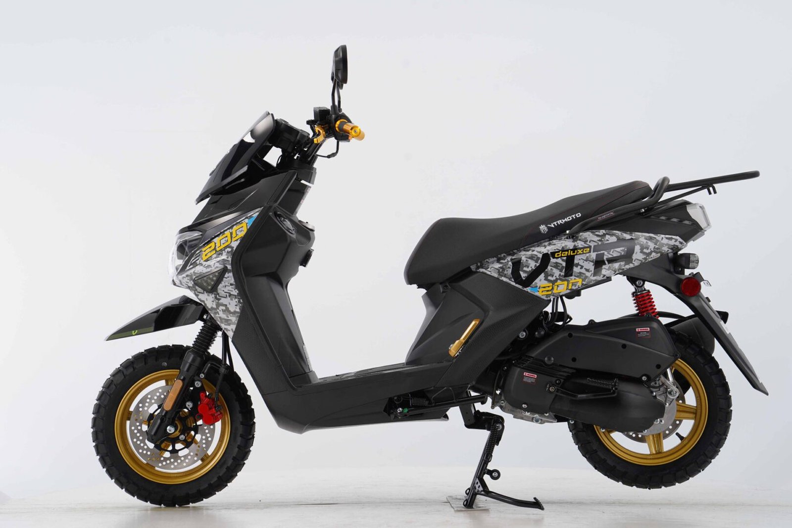New Vitacci VTR FIGHTER PRO 200 Scooter, 169cc Carbureted 4-Stroke Single-Cylinder Engine, Air-Cooled, 12-Inch Alloy Rims - Image 31