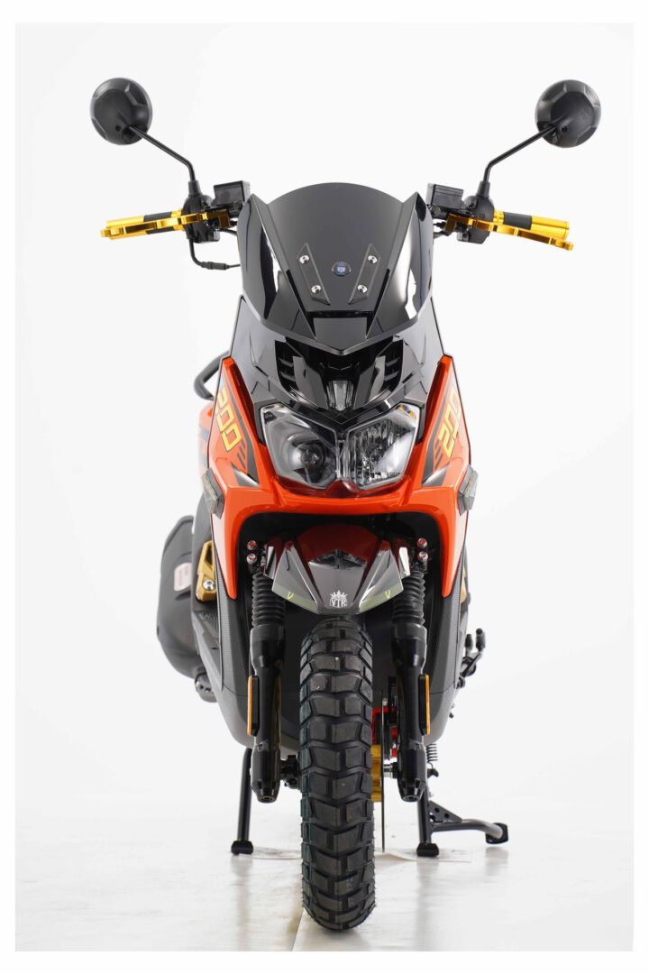 New Vitacci VTR FIGHTER PRO 200 Scooter, 169cc Carbureted 4-Stroke Single-Cylinder Engine, Air-Cooled, 12-Inch Alloy Rims - Image 11