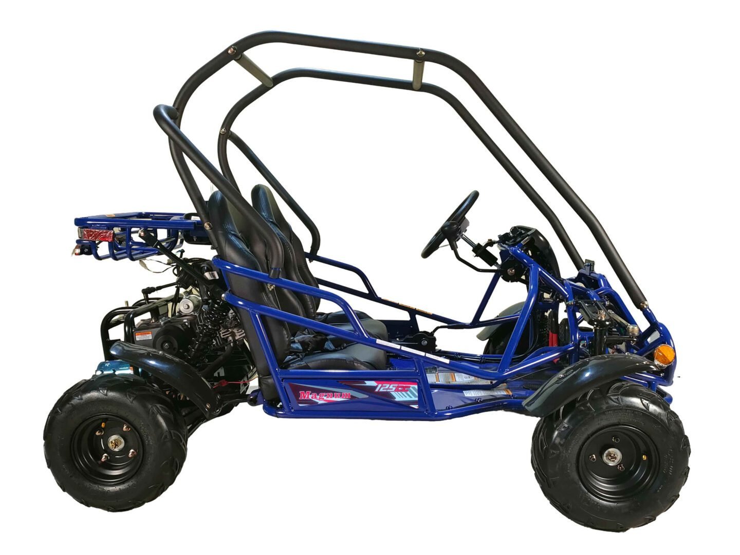 Vitacci GO-Magnum 125cc Go Kart, 3-Speed with Reverse, 35W White Headlight, Hydraulic Disc Brake, 110mm Ground Clearance - Image 9