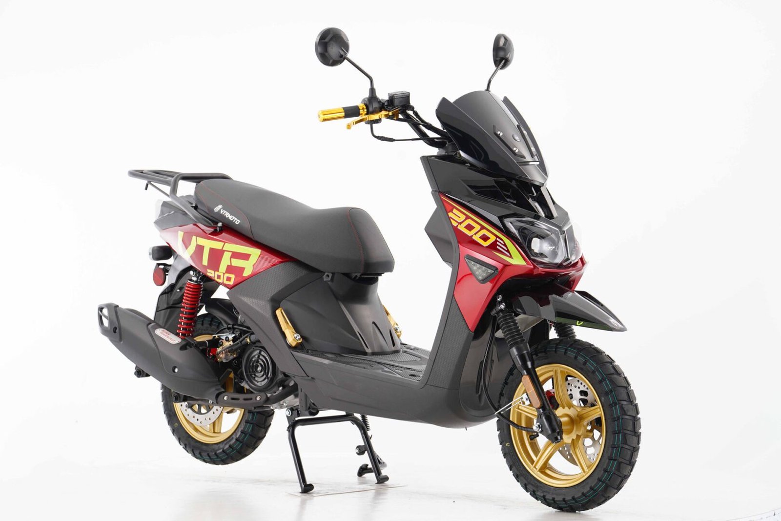 New Vitacci VTR FIGHTER PRO 200 Scooter, 169cc Carbureted 4-Stroke Single-Cylinder Engine, Air-Cooled, 12-Inch Alloy Rims - Image 13