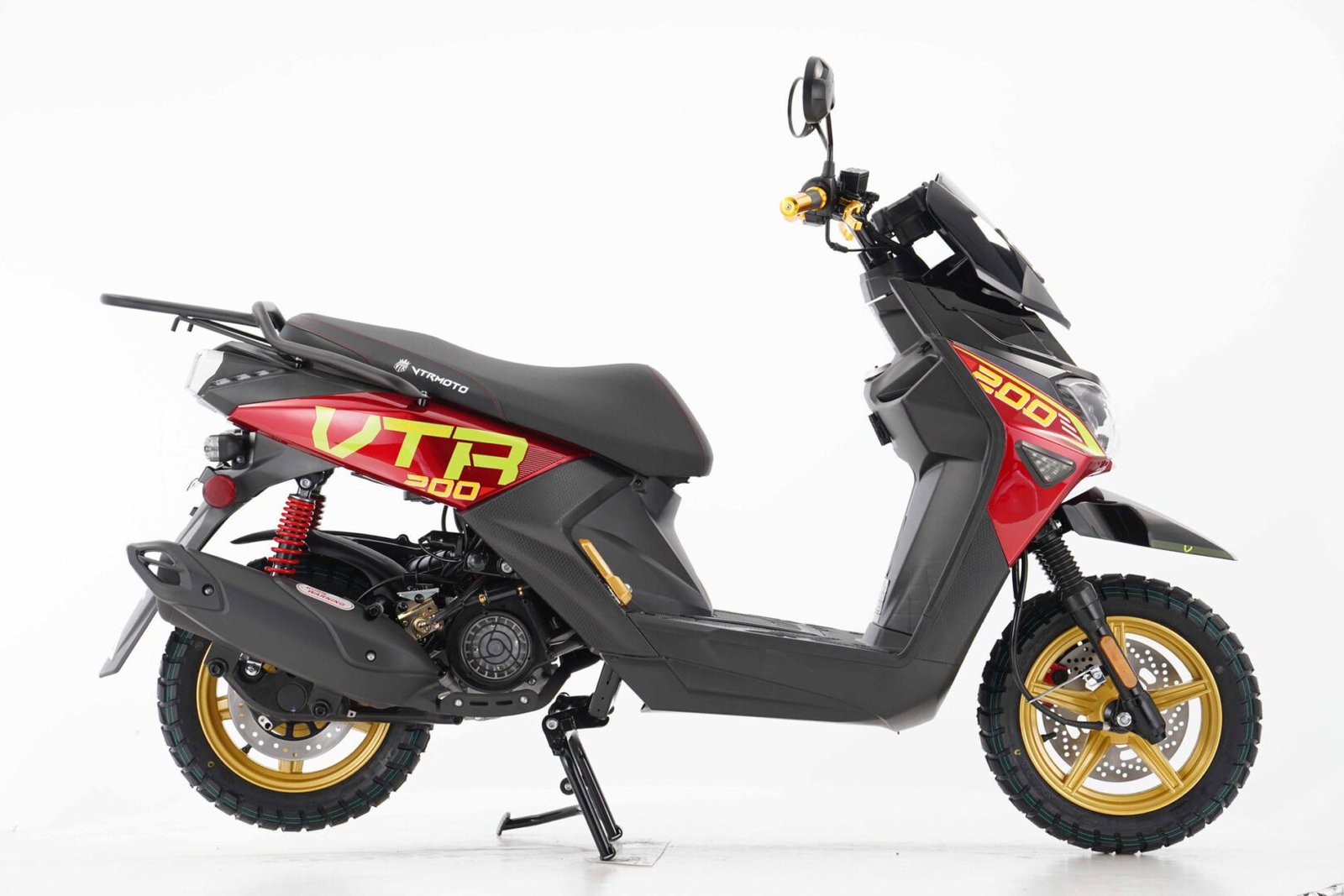New Vitacci VTR FIGHTER PRO 200 Scooter, 169cc Carbureted 4-Stroke Single-Cylinder Engine, Air-Cooled, 12-Inch Alloy Rims - Image 15