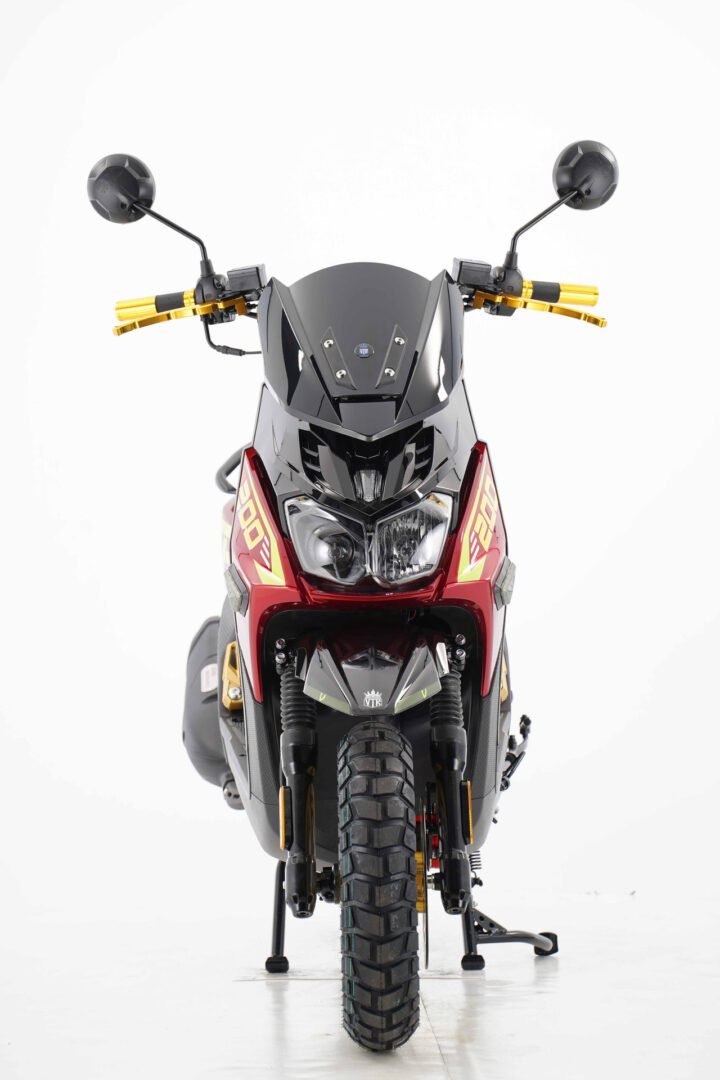 New Vitacci VTR FIGHTER PRO 200 Scooter, 169cc Carbureted 4-Stroke Single-Cylinder Engine, Air-Cooled, 12-Inch Alloy Rims - Image 16