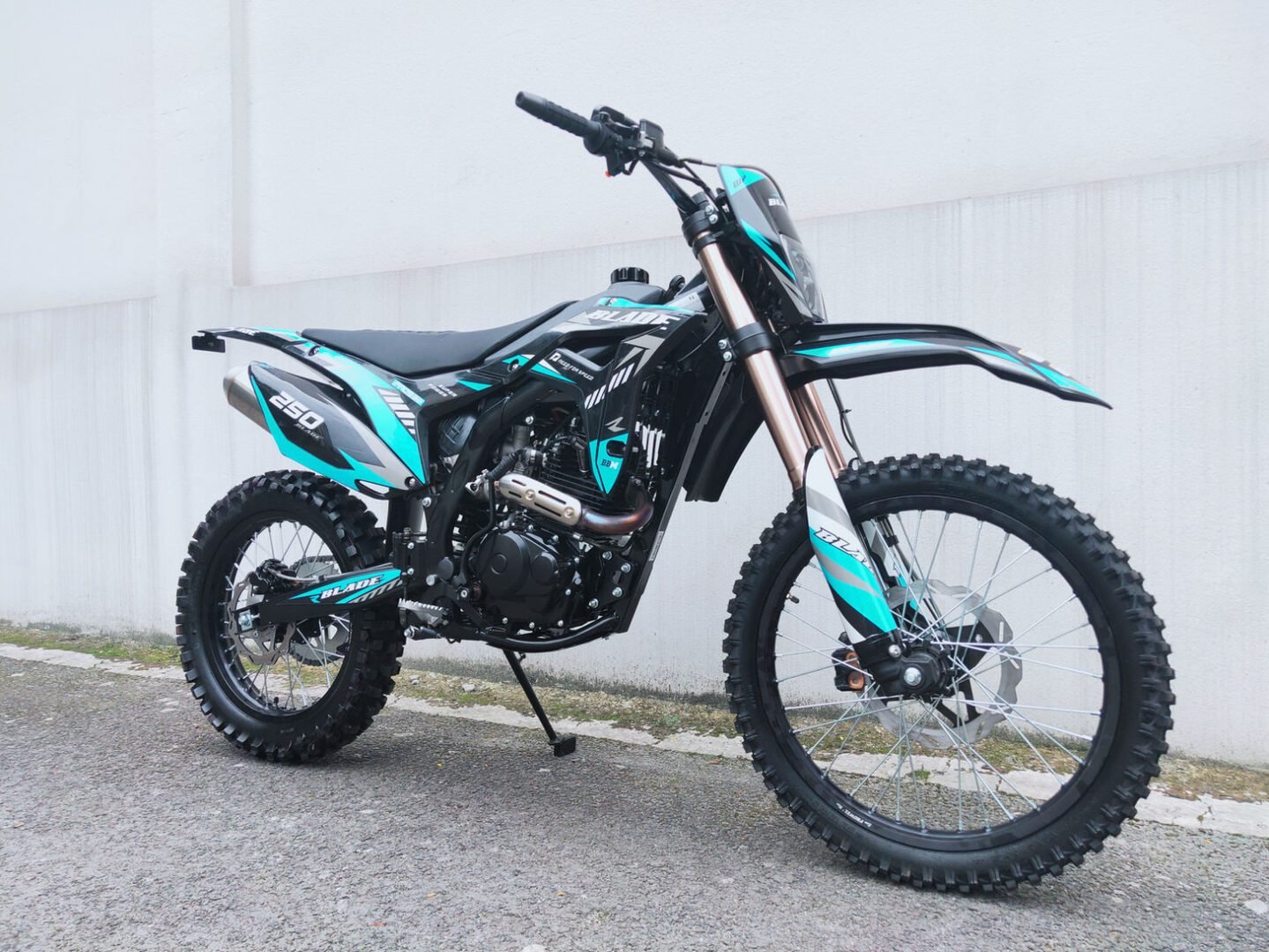 RPS Blade 250CC Dirt Bike, 5-Speed Manual Transmission, 4-Stroke Single-Cylinder Engine, Air-Cooled, Dual Electric & Kick Start, Hydraulic Disc Brakes - Image 7
